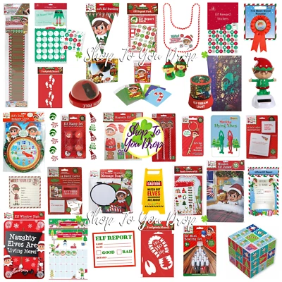 PMS TALLON EUROWRAP ELF ACCESSORIES CHRISTMAS Good Behaviour Cam Puzzle Game Reward Chart Activity