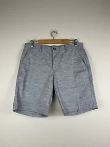 Calvin Klein | Grey Linen Blend Lightweight Casual Chino Shorts | Size 31 - Bild 1 von 6