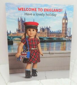 American Girl  WORLD TRAVELER BRITISH OUTFIT - NEW IN BOX - COMPLETE 