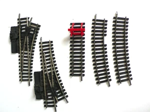 JOUEF "HO" LOT RAILS (2 AIGUILLAGES - HEURTOIR - 2 COURBES) - Imagen 1 de 2