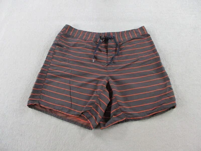 Bañador Patagonia Boardshorts Para Hombre 36 Marrón Naranja Rayas Veinty Threes Foto 1 de 4