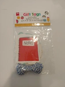 30 Summer Gift Tags With Red & White Bakers Twine 17.5 ft. - Picture 1 of 2