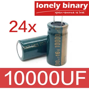 LONELY BINARY 10000UF 4700UF 16V Capacitor Kit ARDUINO ESP32 RASPBERRY - Picture 1 of 5