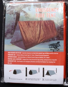 Emergency tent/ Shelter–2Person Survival camping Orange Life Tent,Emergency Shel - Picture 1 of 4