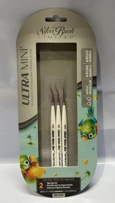 Juego de cepillos Silver Brush Limited Ultra Mini punto apretado Foto 1 de 4
