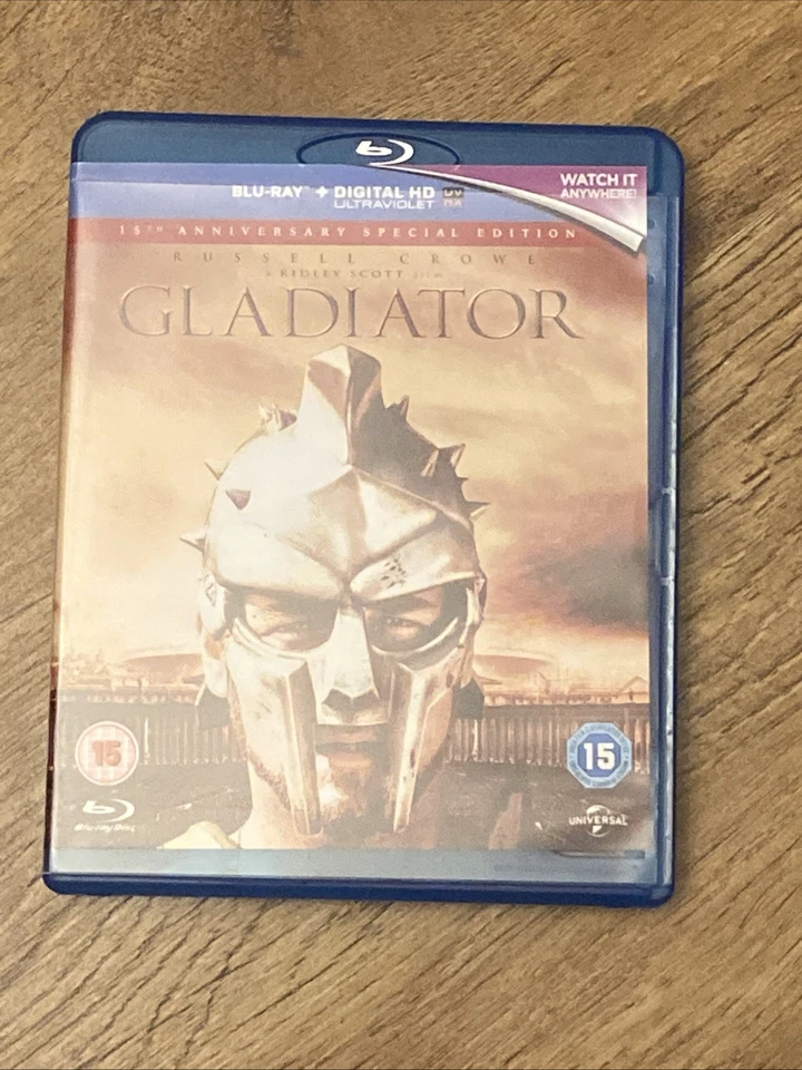Gladiator (15th Anniversary Edition) Blu Ray, 2000, Russell Crowe - Image 1 of 1