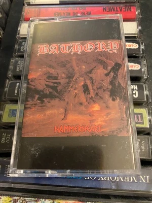 Bathory *Hammerheart *cassette tape *VG+/NM *1991 *Noise *4827-4-U *METAL - Image 1 of 4