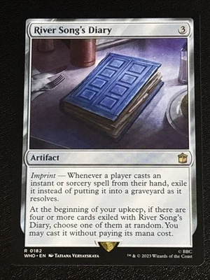 MTG Universes Beyond: Doctor Who River Song's Diary 0182 NM Rare - Image 1 of 2