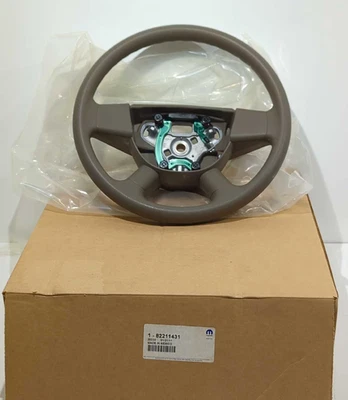 Nuevo volante Mopar genuino OEM 2008-2011 Jeep Liberty Nitro marrón guijarro Foto 1 de 4