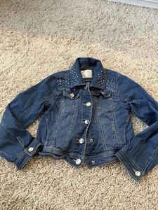 Justice jean jacket size 8 - Picture 1 of 4