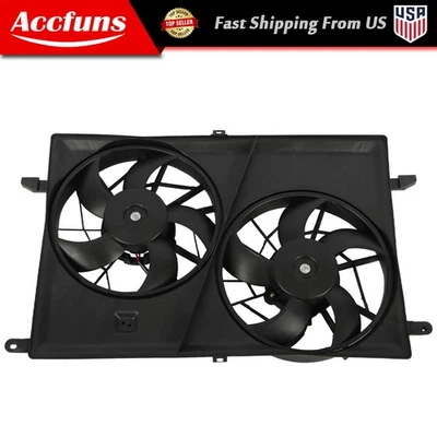 Conjunto de ventilador de refrigeración doble radiador 23434158 para GMC Acadia 2,5 L 3,6 L 2007-2017 Foto 1 de 4