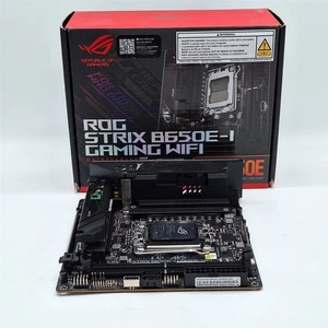ASUS ROG Strix B650E-I Gaming WiFi AMD B650 AM5 mITX Motherboard -NOT WORKING- - Zdjęcie 1 z 6