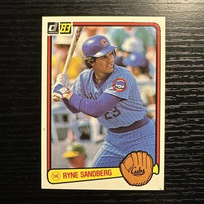1983 Donruss - Ryne Sandberg Chicago Cubs #277 (RC) карточка дебютанта EX/NM - Изображение 1 из 3