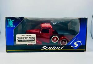 Prestige Solido Fairfield Mint 1934 Ford Roadster Pickup Truck Red Die Cast 1:18