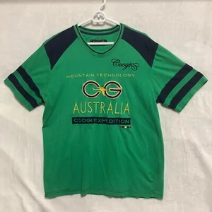 Australia Coogi Expedition Mountain Technology T-Shirt Short Sleeve Green Size L - Picture 1 of 6