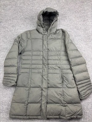 Spiewak & Sons Puffer Jacket Women's LG Zip Up Hooded Long Pockets Down Filled - Image 1 of 4