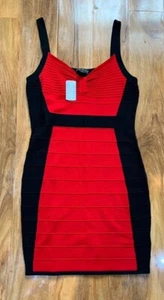 Brand new, never worn Forever 21+ red and black bodycon dress - Picture 1 of 3