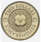 2012 Gold Poppy Remembrance Day $2 Two Dollar Coin Queen Rare Australia - Circ