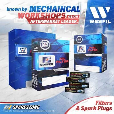 Wesfil Iridium Spark Plugs Filter Kit for Nissan Pathfinder D21 2.4L Z24S 4Cyl - image 1 of 3