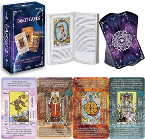 Tarot for Beginners,Tarot Cards Deck with Guide Book,Selected Tarot In-Depth ... - Picture 1 of 12