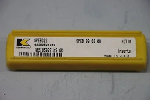 Kennametal Indexable Carbide Insert SPEB322 Grade KC710 - Picture 1 of 3