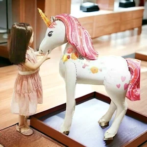 Globo 3D Unicornio Gigante 46"" Decoración Helio Aire Para Fiesta Niños - Imagen 1 de 6