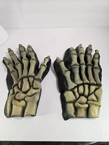Disfraz de Halloween de mano de esqueleto de goma guante para adulto decoración - Imagen 1 de 7