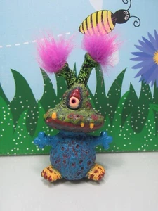 PÚRPURA - FEELIE GREEBLE MOSTER COSMIC CRITTER - 4" Muñeca Russ Troll - Muy Rara - Imagen 1 de 8