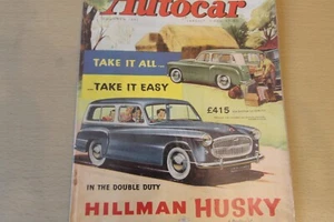 Original 1956 magazine advert: HILLMAN HUSKY frame-ready wall-art  - Picture 1 of 1