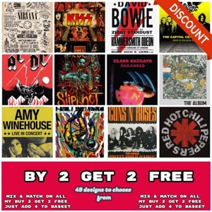 The Best Rock Concert Posters/Prints Wall Art Home Decor - Picture 1 of 73
