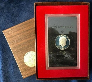 1971-S Eisenhower Dollar, DCAM Proof, Brown Ike, (40% Silver)  - Picture 1 of 5