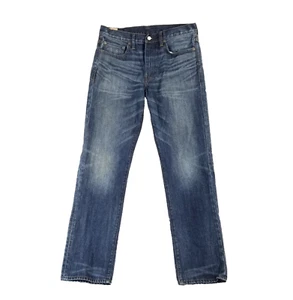 J Crew jeans men's 32x32 770 slim straight blue denim pants retro - Picture 1 of 15