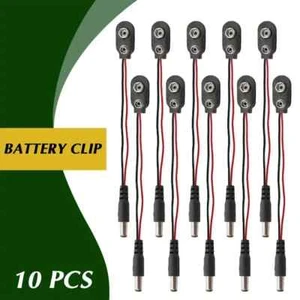 10 piezas 9v a 2.1x5.5mm enchufe adaptador ideal para Arduino - Imagen 1 de 5