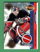 2000-01 PRIVATE STOCK TITANIUM MIKE RICHTER JERSEY PATCH 96/114 RANGERS
