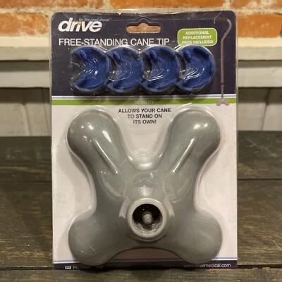 Drive CUÁDRUPLE PUNTA DE CAÑA LIBRE de pie se adapta al eje de 3/4" de diámetro GRIS con almohadillas adicionales Foto 1 de 2