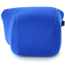 Matin NEOPRENE Case Pouch Sleeve Blue for Sony a5100 a5300 E-mount 18-55mm Lens
