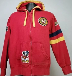 Disney Parks Mickey State University Men Size Medium Hoodie Jacket  - Picture 1 of 7