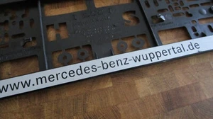 1x KFZ-Kennzeichenhalter 'Mercedes-Benz Wuppertal' - Bild 1 von 2