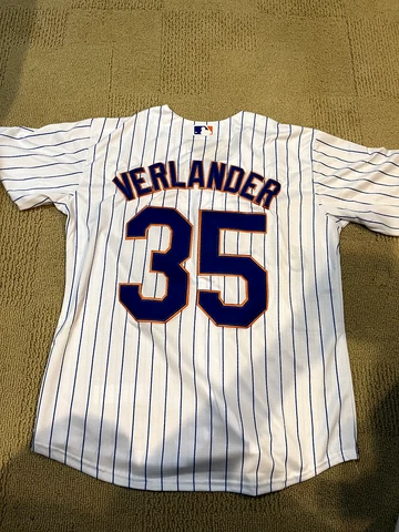 Brand New Justin Verlander New York Mets Jersey Size Large and XL Cover