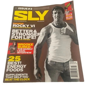 Sly Magazine Issue #2 2005 Sylvester Stallone Brooke Burke - Picture 1 of 6