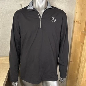 Finn Ryan 1/4 Zip Pullover Mercedes-Benz Men’s XL Black - Picture 1 of 5
