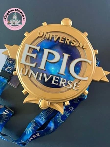 Epic Universe Universal Orlando Logo Light Up Popcorn Bucket New - Picture 1 of 2