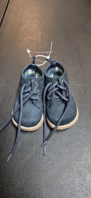 NEW WITHOUT TAGS baby boy size 2 navy Faded Glory boots - Image 1 of 4