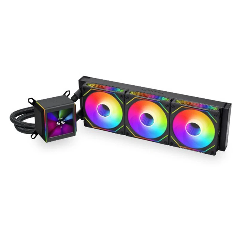 Lian Li Galahad II LCD SL-INF 360 Closed Loop ARGB AIO Liquid CPU Cooler - Black - image 1 of 1