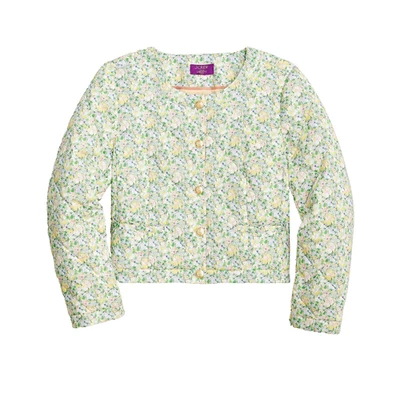 Chaqueta Louisa Dama Acolchada J.Crew Nueva con Etiquetas en Color Marfil Campos Liberty Floral 10 Foto 1 de 4