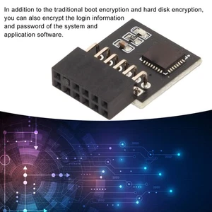 Tpm 2.0 Module Spi Interface Stable High Safety Durable Material 12Pin Spi AM - Afbeelding 1 van 22