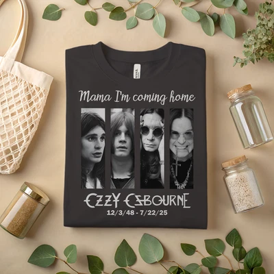 Camiseta Ozzy Osbourne Tribute - Camiseta gráfica Mama I’m Coming Home A235 Foto 1 de 4