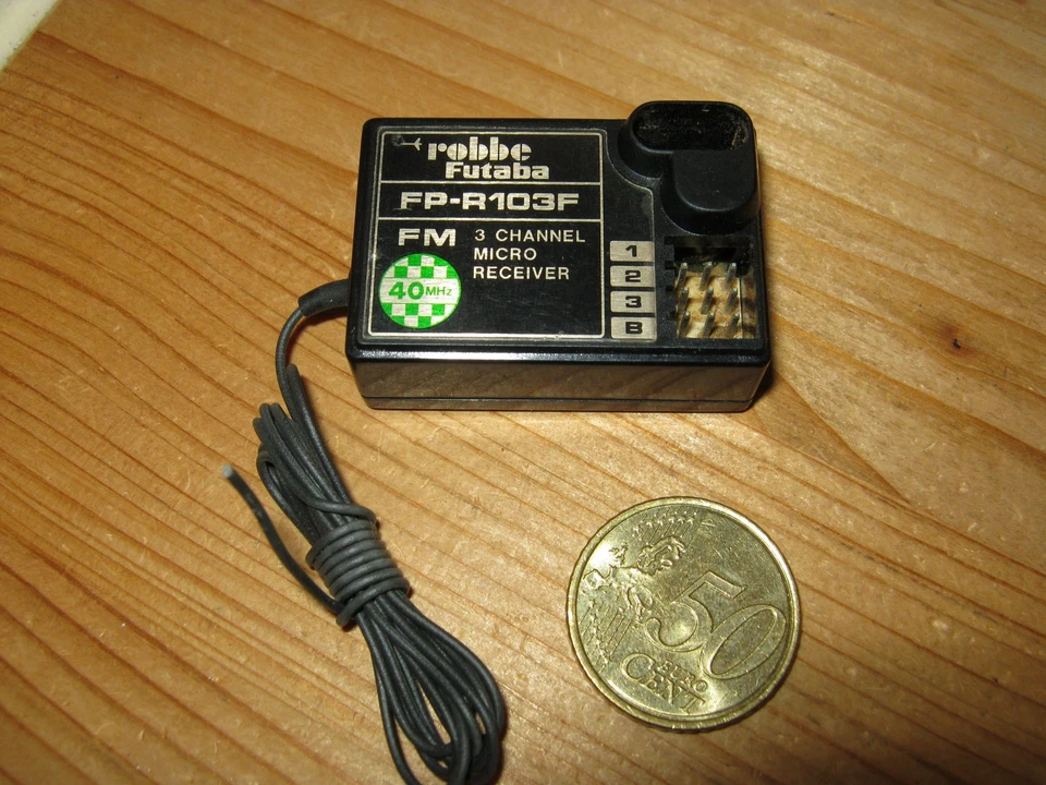  Empfänger Robbe Futaba FP-R103F   3 Kanal Empfänger FM 3 Kanal 40 Mhz - Bild 1 von 1