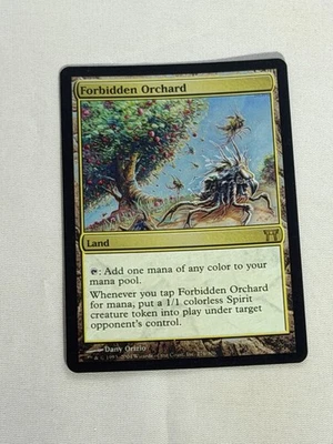 MTG FOIL Forbidden Orchard Champions of Kamigawa Magic the Gathering - Image 1 of 2