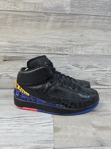 Air Jordan 2 Retro BHM Youth Size 6.5Y Womens Size 8 Black History Month Shoes - Picture 1 of 14